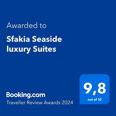 Sfakia Seaside Luxury Apartament Khóra Sfakíon